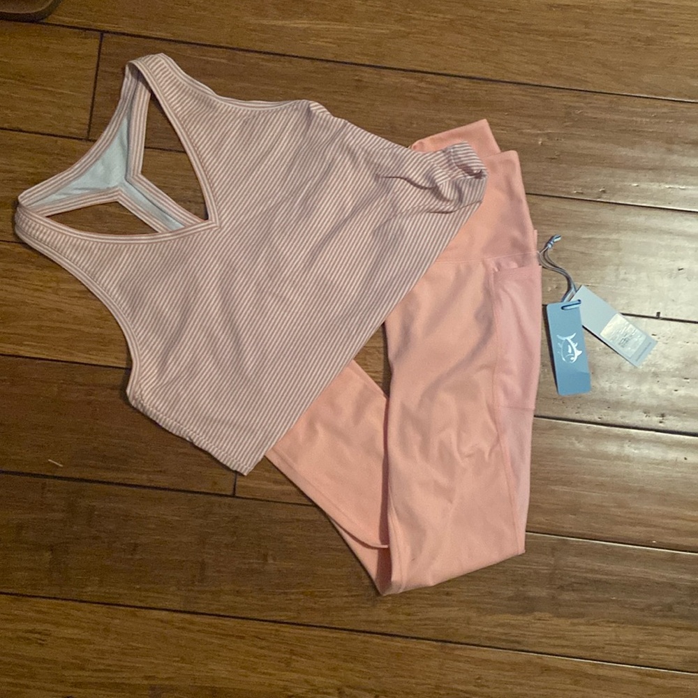 NWT southern tide leggings with matching top